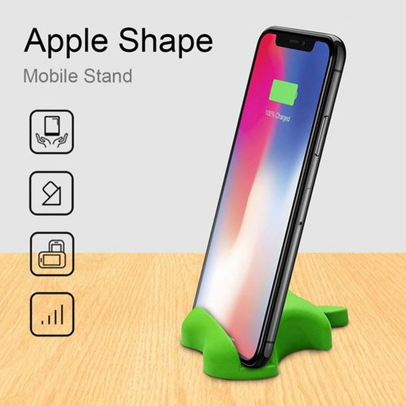 4702 Apple Shape Mobile Holder Multi Angle Adjustable Fold (40 pc)
