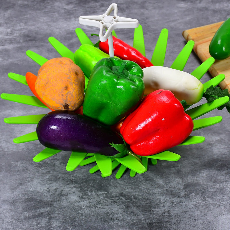 2647 Fruit & Vegetable Storage Basket |Handicraft Table lamp Shape Basket for Dining Table 