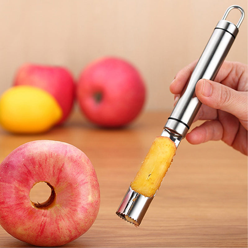 2993 Apple Corer Stainless Steel, Core Remover for Apple and Pear, Kitchen Gadget Dishwasher Safe 