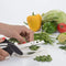 2490 Smart claver Cutter Kitchen Knife and in Built Chopping Board with Locking Hinge with Spring Action for Vegetables for kitchen 