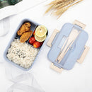 2809 Lunch Box 3Cells Plastic Liner Lunch Container, Portable Tableware Set for Kid Adult Student Children Keep Food Warm. 