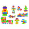 3915 200 Pc Train Blocks Toy used in all kinds of household and official places specially for kids and children for their playing and enjoying purposes.  
