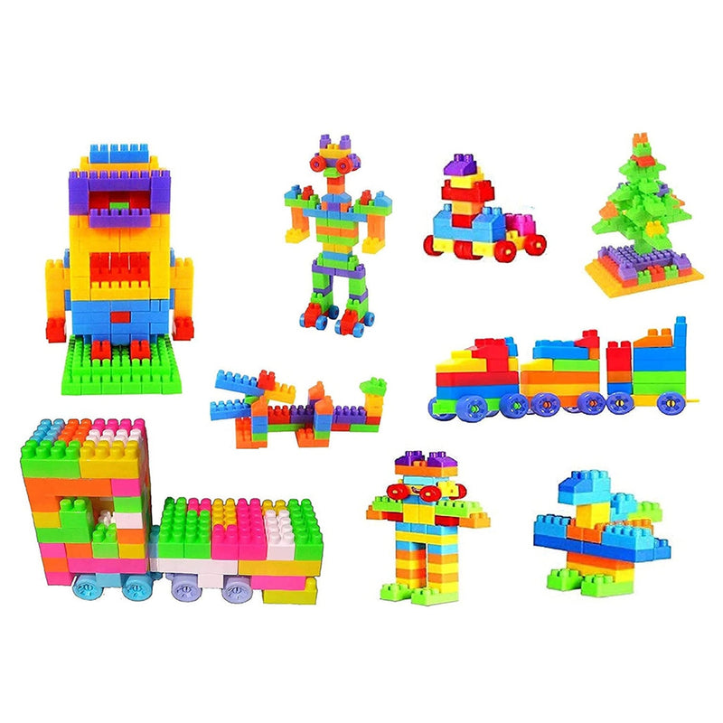 3915 200 Pc Train Blocks Toy used in all kinds of household and official places specially for kids and children for their playing and enjoying purposes.  