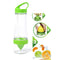 2474 Citrus Zinger Sports Bottle with Juice Maker Infuser Bottle 