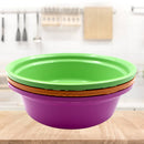 2592 Round Plastic Basin And Plastic Mixing Bowl Set.