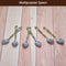 2360 Stainless Steel Spoons Set of 6pc Small Spoons. Tiny Spoons for Coffee, Tea, Sugar, & Spices. 
