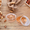 5278 Plastic Round Kitchen Storage Container Food Storage Jar  550 ML , For Home & Kitchen Use (2 pcs ) 