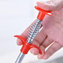 9129 Metal Wire Brush Hand Kitchen Sink Cleaning Hook Sewer Dredging Device (294 cm) 
