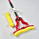7868 Dry Cleaning Flat Microfiber Floor Cleaning Mop with Steel Rod Long Handle Dry Mop 