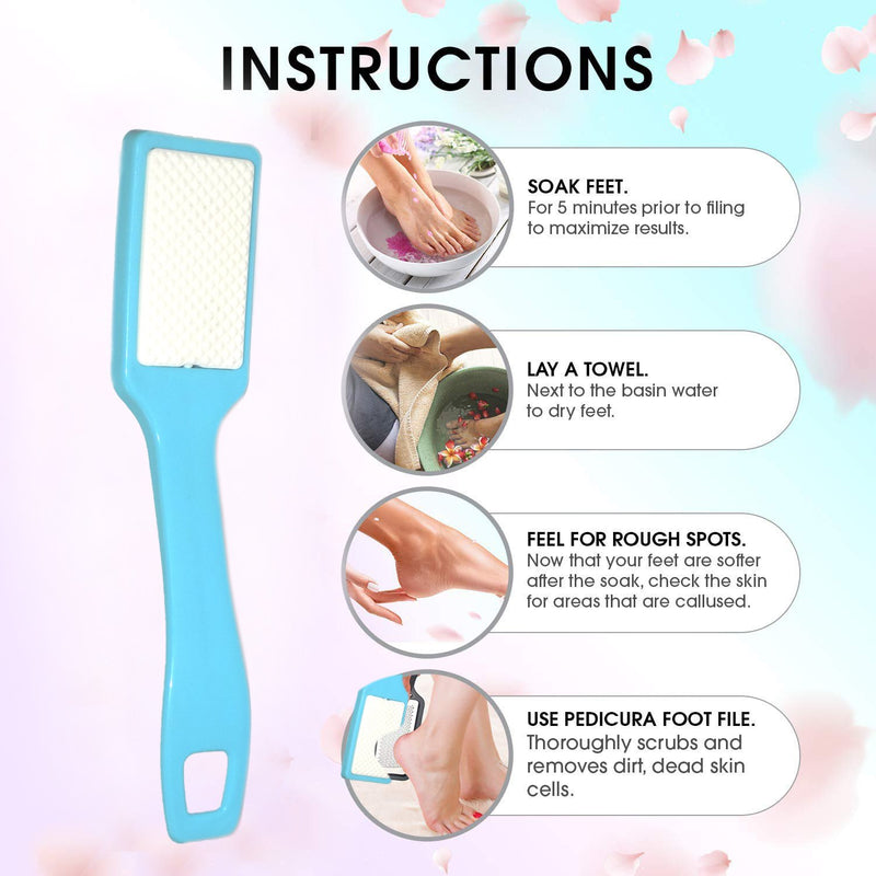 0301 Pedicure Foot Care - Foot Scrapper Brush - 