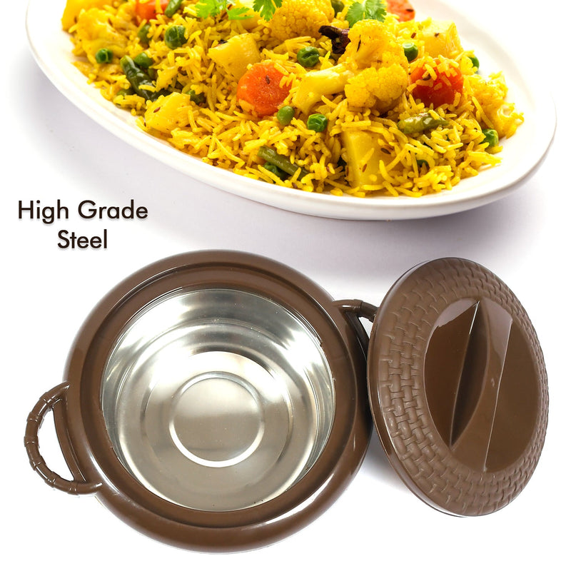 5274 Exotic Insulated Inner Stainless Steel Casserole with Lid (800 Ml) 