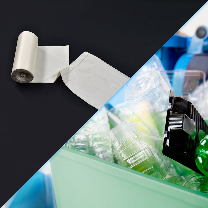 9229 White 4Roll Garbage Bags/Dustbin Bags/Trash Bags 4x25cm 