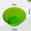 0797 Silicone Cup Cake Mould (1Pc)