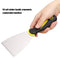 7479 Putty Knife Set with Soft Rubber Handle for Drywall, Putty, Decals, Wallpaper, Baking, Patching and Painting 