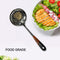 7001 Kitchen Stainless Steel Best Skimmer Slotted Spoon-Cooking Utensils with Heat Resistant Plastic Handle 