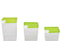 2149 Multipurpose Transparent Storage Jars & Container Set 400ml, 600ml, 800ml (Pack of 3)