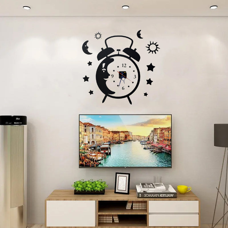 0603 Wall Sticker Restaurant Hotel Kitchen Home Wall Decoration Watch New Decorative Watch 