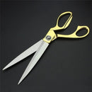 1546 Stainless Steel Tailoring Scissor Sharp Cloth Cutting for Professionals (8.5inch) (Golden) - DeoDap