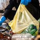 9255 1Roll Yellow Garbage Bags/Dustbin Bags/Trash Bags. 