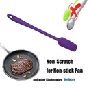 5405 Silicone Spatula Set Non-Stick Cream Scraper Practical Durable Household Cake Bread Rubber Spatula for Cooking Baking. 