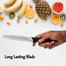 2391 Stainless Steel knife and Kitchen Knife with Black Grip Handle (23.5 Cm ) 