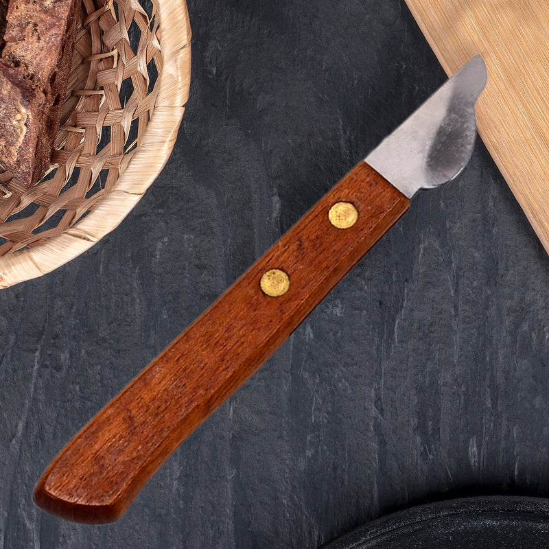 7087 Chestnut Knife with Riveted Walnut Handle 