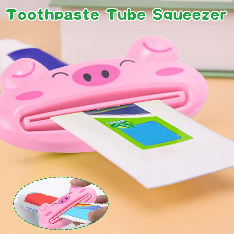 4876 Toothpaste Tube Squeezer, 3.5inch Animal Toothpaste Squeezer Tube Squeezer Toothpaste Clip for Extruding Toothpaste Facial Washing Milk Tomato Sauce and Other Tubular Items ( 1 pc ) 