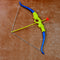 4438 Plastic Archery Bow and Arrow Toy Set with single knife and 3pc Arrow and Target Board. 