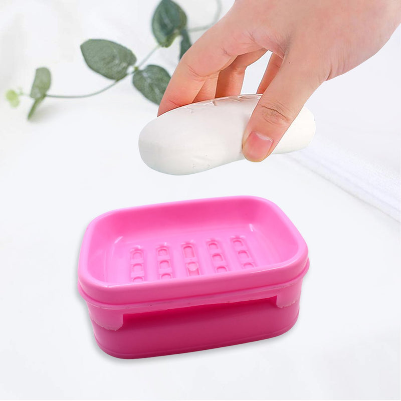 1128A Covered Soap keeping Plastic Case for Bathroom use