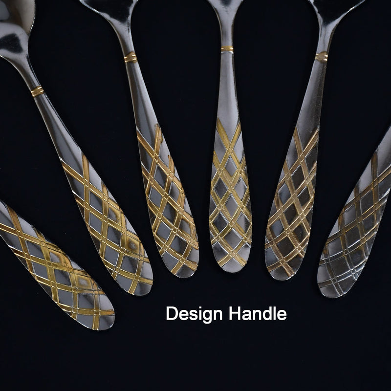 2623 Big Stainless Steel Dinner Spoon/Table Spoon (set of 6pc) 