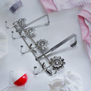 9096 Stainless Steel 4 Pin Wall/Door Mounted Cloth/key Holder Hook Rail, Key Holder. 