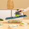 2165 Multifunctional Vegetable Slicer Cutter Onion and Potato Slicer cutter with 6blades and 1 peeler 