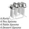 2467  24 Pack Premium Stainless Steel Cutlery Set - Your Brand