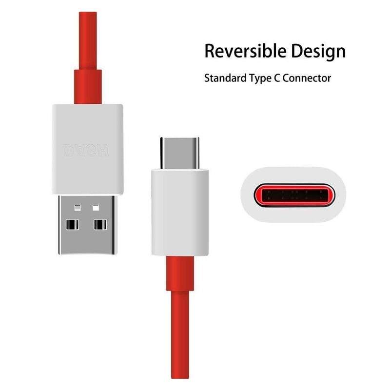 6036 Unique Type C Dash Charging USB Data Cable | Fast Charging Cable | Data Transfer Cable For All C Type Mobile Use 1 Meter ( RED ) 