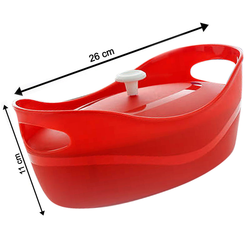 2253 Multipurpose Vegetables and Fruit Plastic Storage Bowl with Cap - Opencho