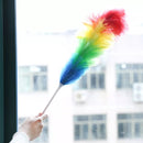 6321 Colorful Feather Duster | Microfiber Duster for Cleaning | Dusting Stick | Dusting Brush 