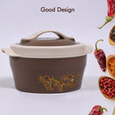 5275 PLAZA INSULATED HOT POT INNER STAINLESS STEEL CASSEROLE WITH LID ( 800 ML ) 