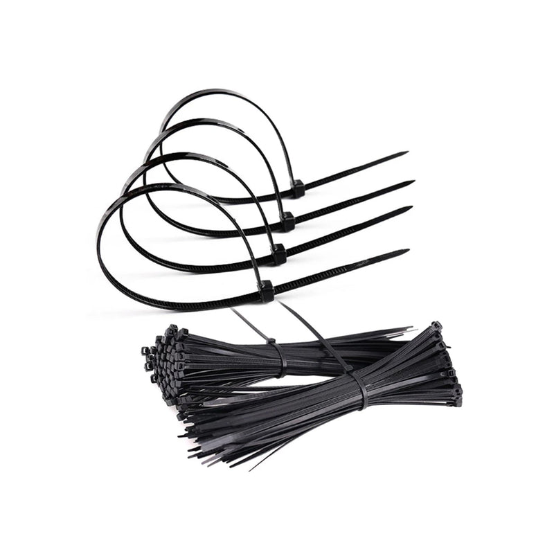 9019 100 Pc Cable Zip Ties used in all kinds of wires to make them tied and knotted etc.  