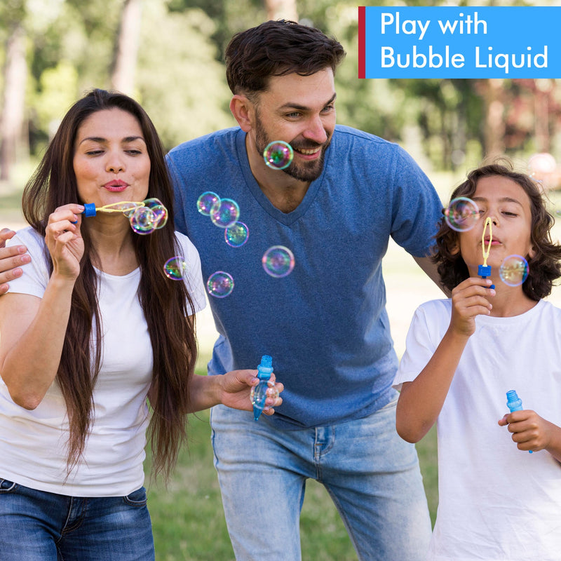 4433 Bubble Liquid Solution Bottle for Manual & Automatic Bubble Maker Toys for Kids - 1LTR 