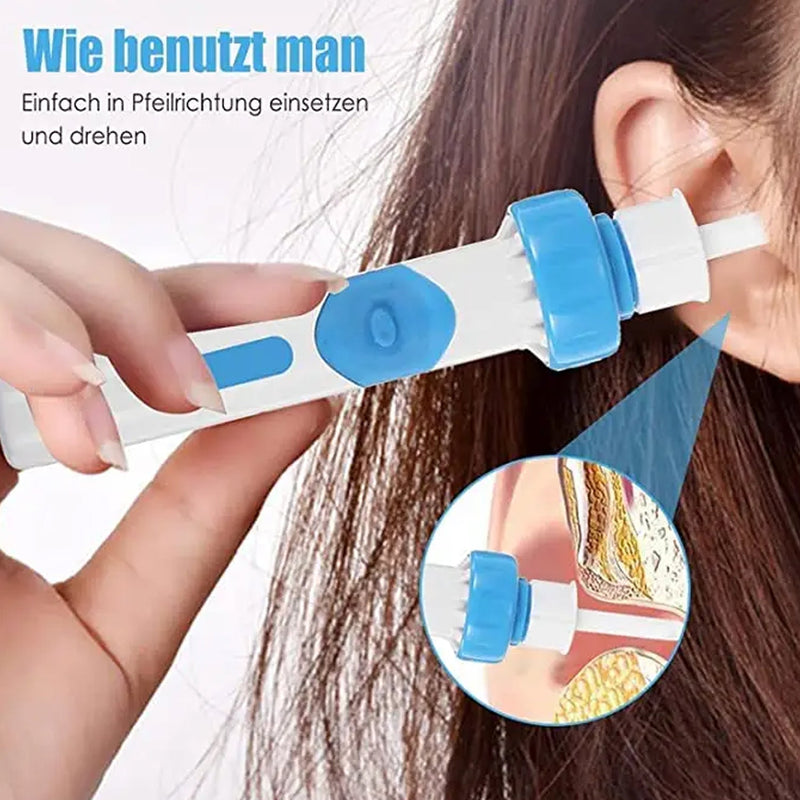 6374 Ear Suction Device, Portable Comfortable Efficient Automatic Electric Vacuum Soft Ear Pick Ear Cleaner Easy Earwax Remover Soft Prevent Ear-Pick Clean Tools Set for Adults Kids 