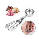 2490 Stainless Steel Ice Cream Scoop, Best Good Grip Ice Cream Spoon