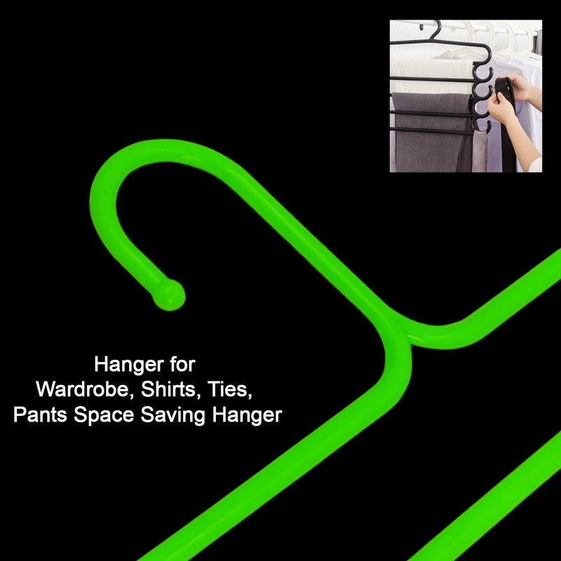 0221 5 Layer Plastic Hanger (muticolor 1pc) 