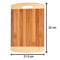 2478 Bamboo Kitchen Chopping Cutting Slicing Wooden Board - Your Brand