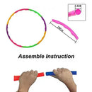 8019 Hoops Hula Interlocking Exercise Ring for Fitness with Dia Meter Boys Girls and Adults