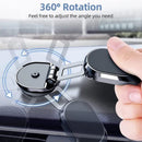 6102 360 Degree Rotating Magnetic Car Phone Holder | Metal Folding Car Phone Holder | New Alloy Folding Magnetic Car Phone Holder (Pack of 1) 