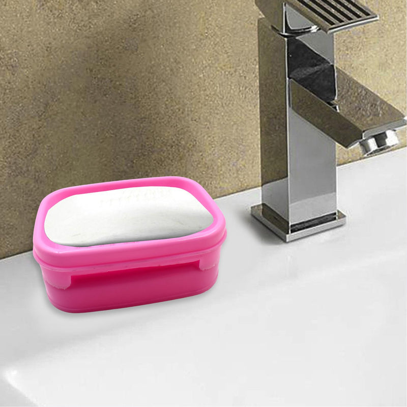 1128A Covered Soap keeping Plastic Case for Bathroom use