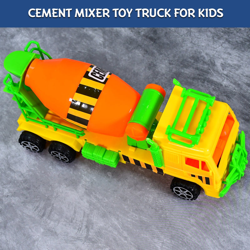 4441 Cement Mixer Truck Pushback Toy For kids 