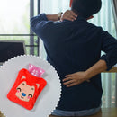 6523 Pink Cat small Hot Water Bag with Cover for Pain Relief, Neck, Shoulder Pain and Hand, Feet Warmer, Menstrual Cramps. 