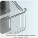 1143 Cartoon Desktop Storage Box Transparent Small Drawer Desk Plastic Mini Storage Box Rabbit Stationery Storage Box 