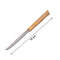 2570 Cooking Light Premium Steak Knife Set of 4pc Serrated Edge, Riveted Construction, Ergonomic Handles. 